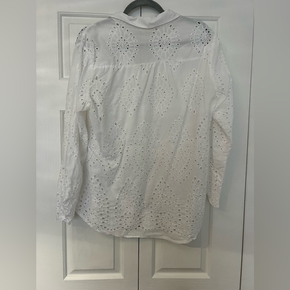 Eyelet Button Down - Picture 2 of 4